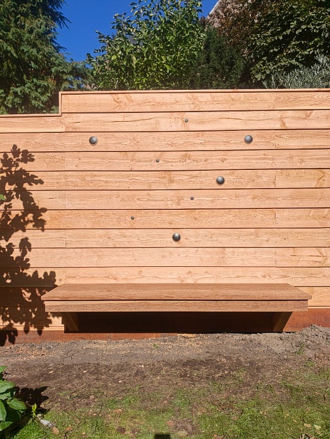 Hardhouten Geschaafde Paal 8,5x8,5x200 cm