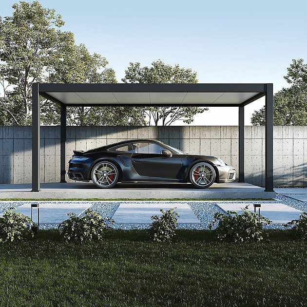Orion carport 300x530 cm Antraciet