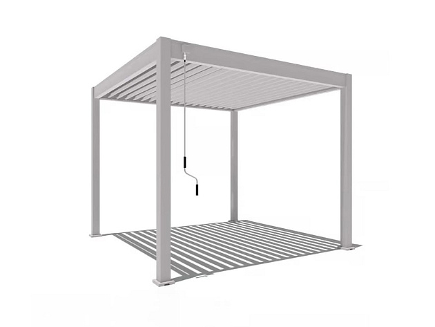 Orion Comfort overkapping 300x300 cm Kiezelgrijs