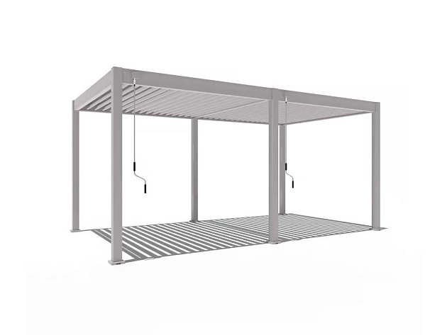 Orion comfort overkapping 300x600 cm Kiezelgrijs