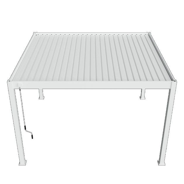 Orion Deluxe overkapping 360x400 cm Kiezelgrijs