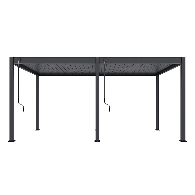 Orion Deluxe overkapping 300x600 cm Antraciet