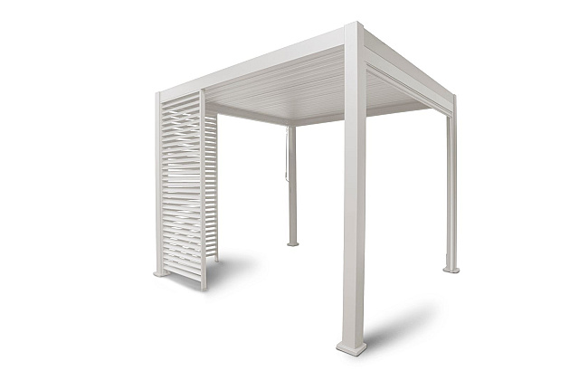 Orion shutterpaneel Vast - Horizontaal. Voor 360 cm  zijkant. 113 cm Wit