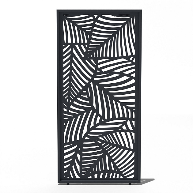 Orion shutterpaneel Vast Bladdesign. Voor 360 cm zijkant. 113 cm Antraciet