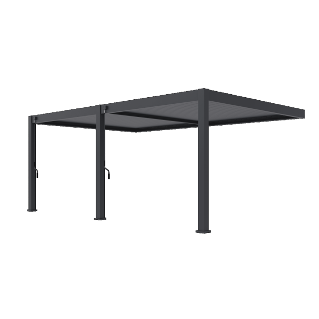 Orion Premium overkapping Muurbevestiging 400x600 cm Antraciet