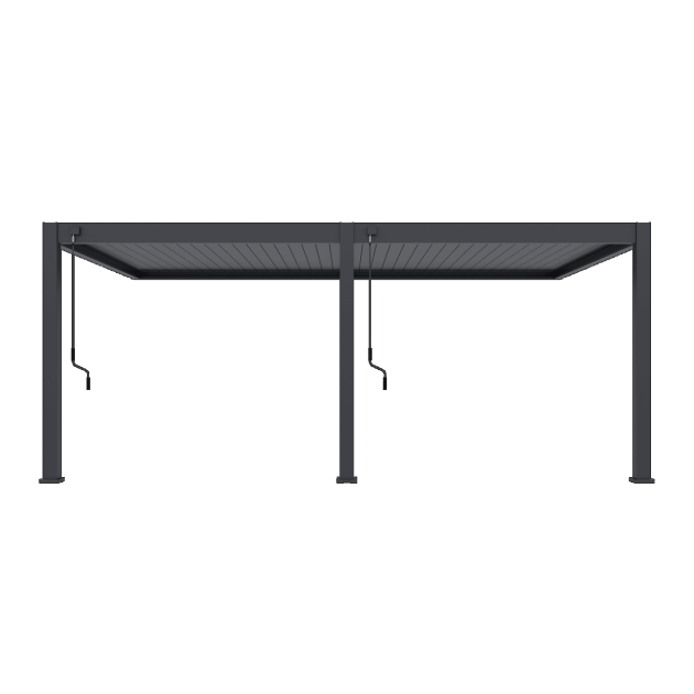 Orion Premium overkapping Muurbevestiging 400x800 cm Antraciet