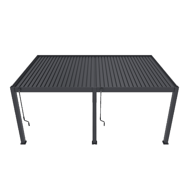 Orion Premium overkapping Muurbevestiging 400x800 cm Antraciet