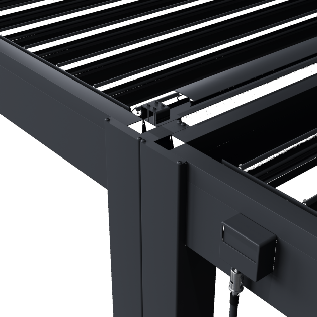 Orion verbindingsset  300 cm voor 3 meter zijkant.  Wit