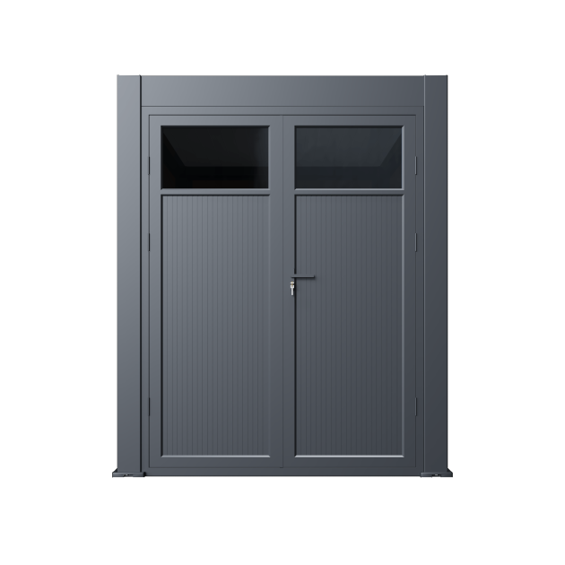 Orion opbergmodule 300 cm Antraciet / Wood