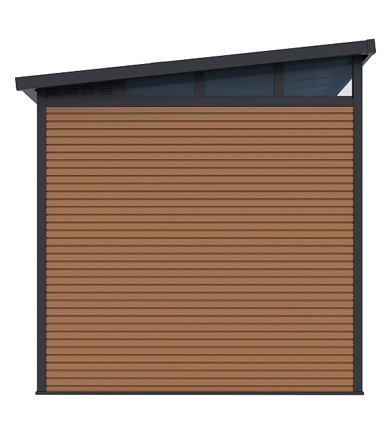 Orion Tuinhuis 278x218 cm Antraciet/Teak