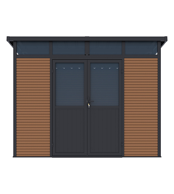 Orion Tuinhuis 338x218 cm Antraciet/Teak