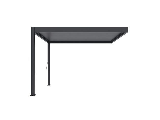 Orion Deluxe overkapping Muurbevestiging 360x400 cm Antraciet