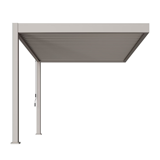 Orion Deluxe overkapping Muurbevestiging 360x400 cm Kiezelgrijs