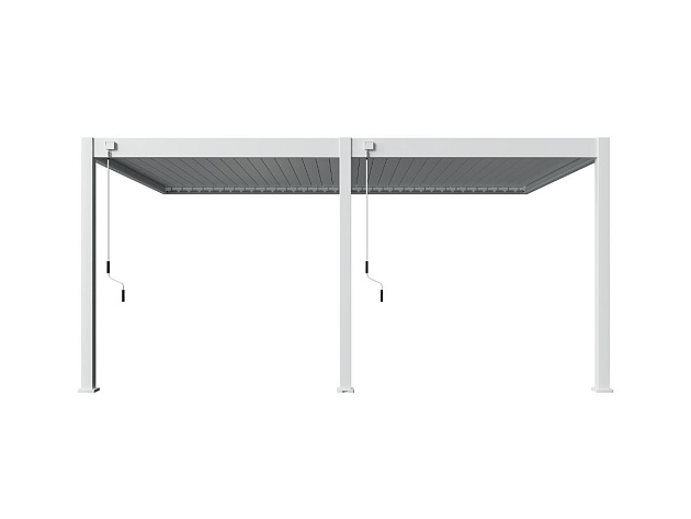 Orion Deluxe overkapping Muurbevestiging 360x530 cm Wit