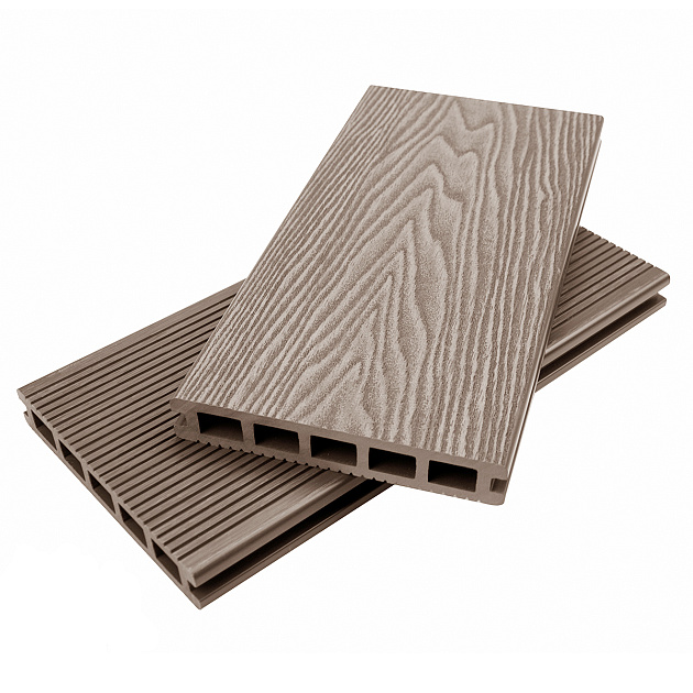 Opruiming Almere: Circa 36  st Terradeck Composiet Vlonderplank 2,5x13,5x400 cm Cappuccino