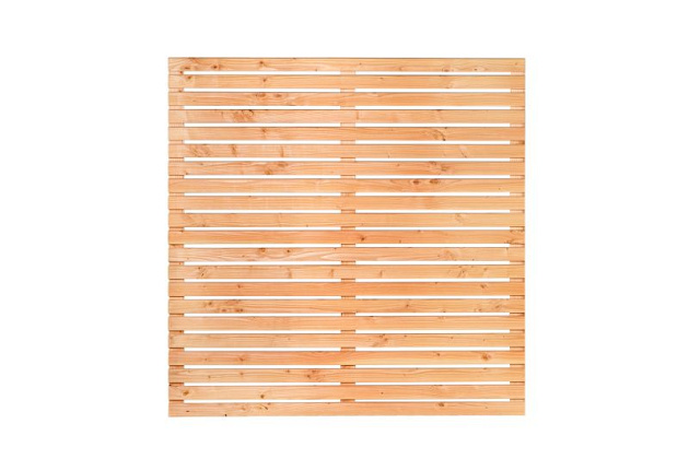 Rhombus scherm Kaprun geschaafd onbehandeld Douglashout 21-planks 180x180 cm