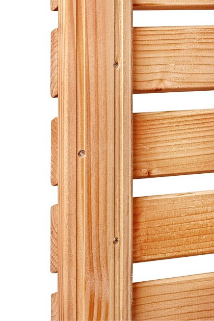 Rhombus scherm Kaprun geschaafd onbehandeld Douglashout 21-planks 180x180 cm