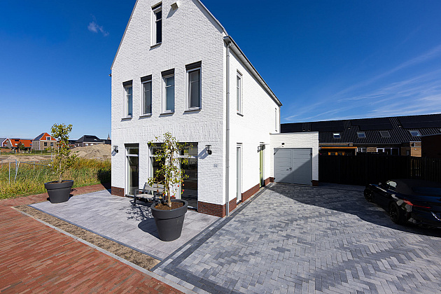 Longstone Opritsteen 10,5x31,5x7 cm Grijs/Zwart gemeleerd