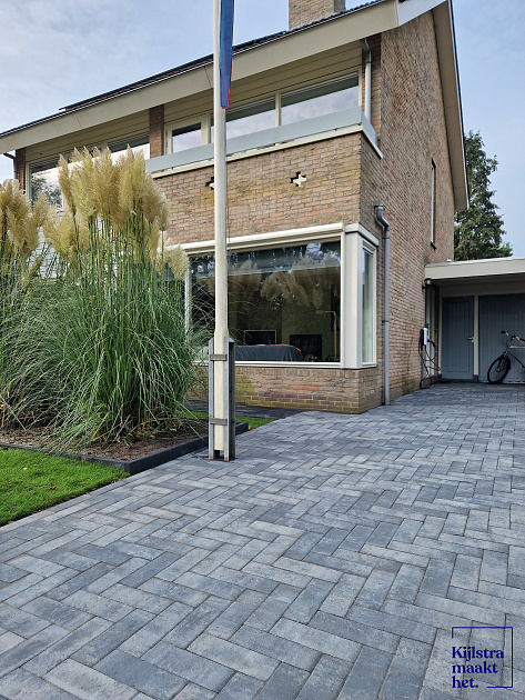 8296 longstone opritsteen 31 5x10 5x7 cm grijs zwart 508941