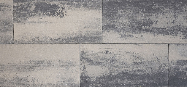 Patio Square 40x80x5 cm Nero/Grey