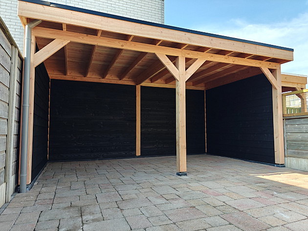 JWOODS Buitenverblijf 500x300cm, Geschaafd