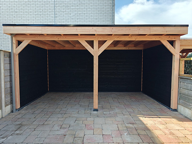 JWOODS Buitenverblijf 500x300cm, Geschaafd