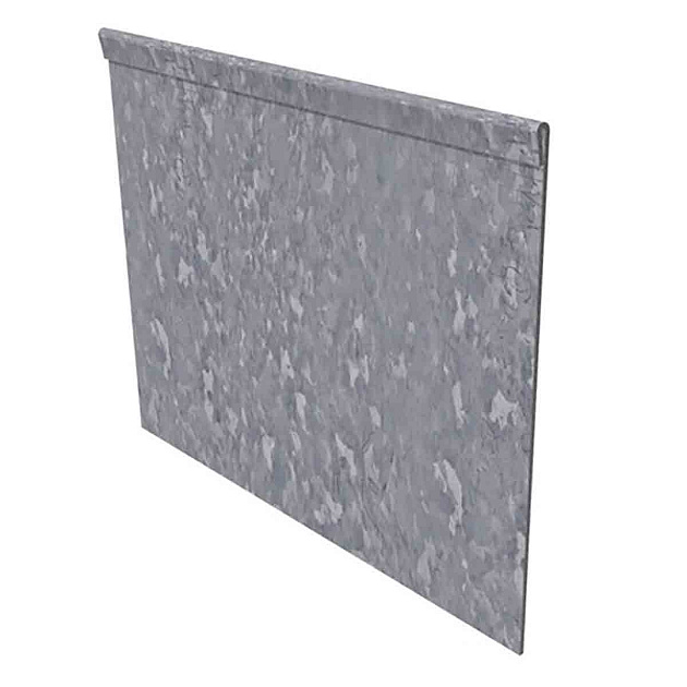 Stalen Kantopsluiting Verzinkt Staal Geplet 230x0.2x15 cm