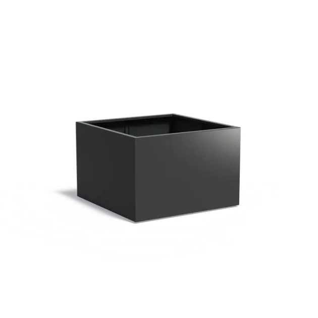 Plantenbak Carrez met bodem aluminium 120x120x80 cm