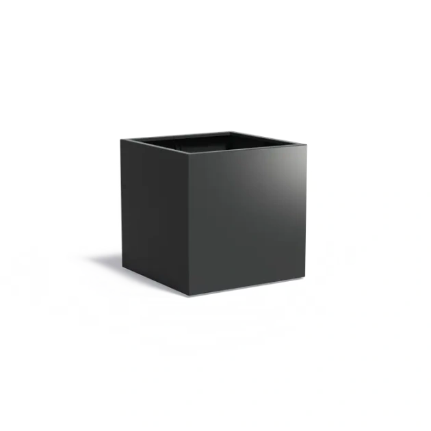 Plantenbak Carrez met bodem aluminium 100x100x100 cm