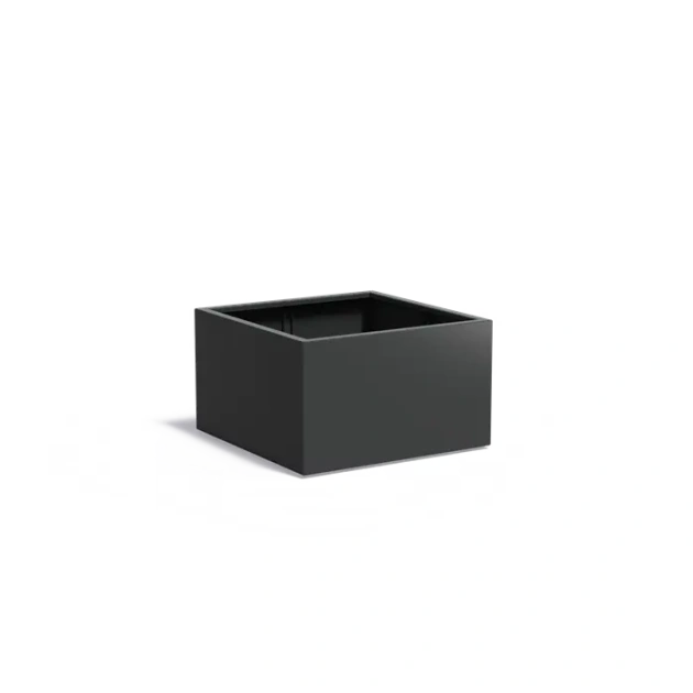 Plantenbak Carrez met bodem aluminium 100x100x60 cm