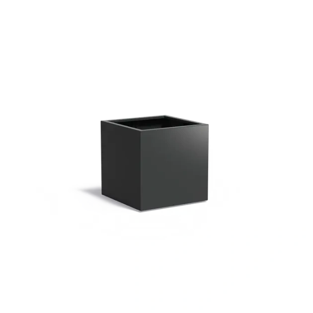 Plantenbak Carrez met bodem aluminium 80x80x80 cm