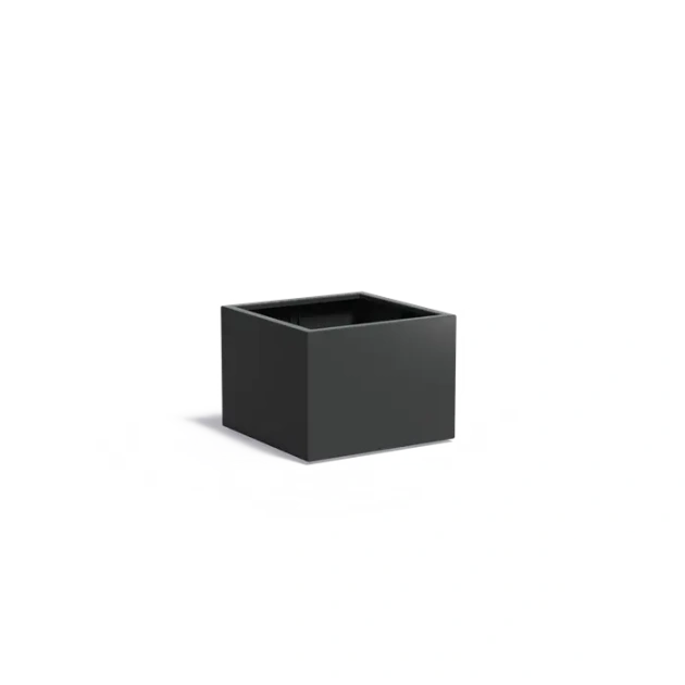 Plantenbak Carrez met bodem aluminium 80x80x60 cm