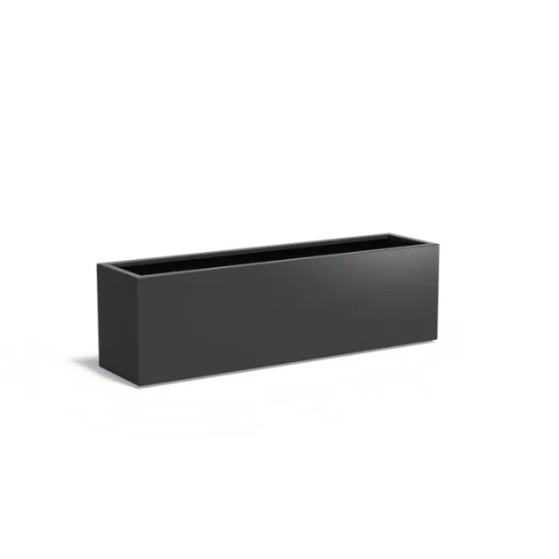 Plantenbak Carrez met bodem aluminium 200x50x60 cm