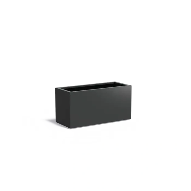 Plantenbak Carrez met bodem aluminium 120x50x60 cm