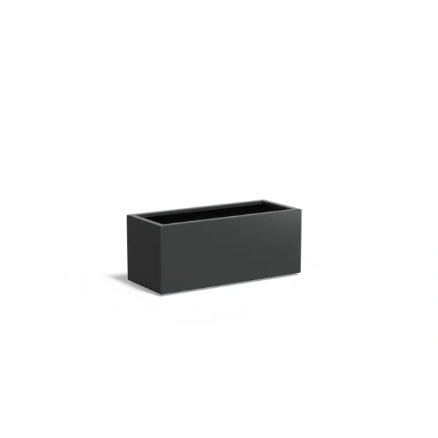 Plantenbak Carrez met bodem aluminium 120x50x50 cm
