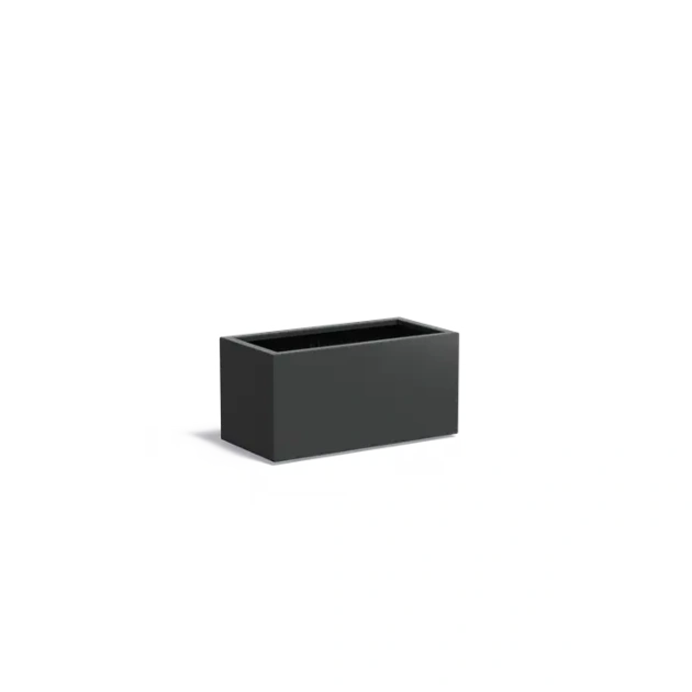 Plantenbak Carrez met bodem aluminium 100x50x50 cm