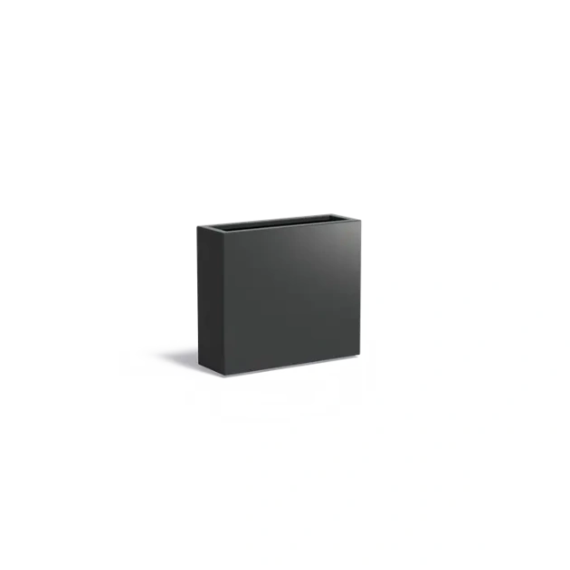 Plantenbak Carrez met bodem aluminium 90x30x80 cm