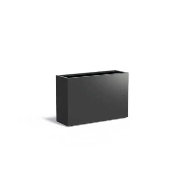 Plantenbak Carrez met bodem aluminium 120x40x80 cm