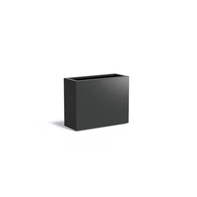 Plantenbak Carrez met bodem aluminium 100x40x80 cm