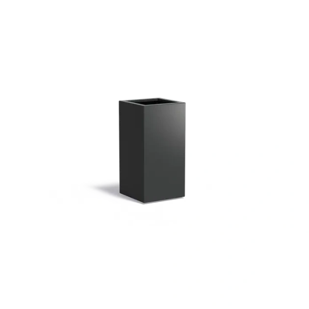 Plantenbak Carrez met bodem aluminium 50x50x100 cm