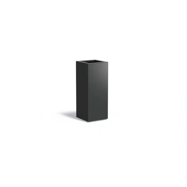 Plantenbak Carrez met bodem aluminium 40x40x100 cm