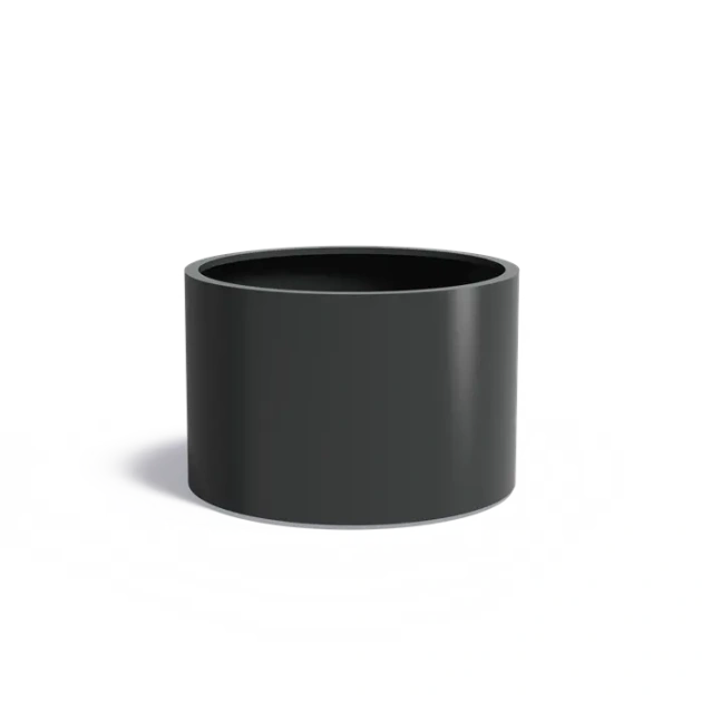 Plantenbak Circum met bodem aluminium Ø120x80 cm