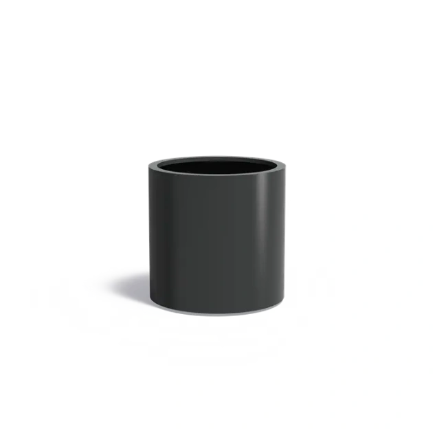 Plantenbak Circum met bodem aluminium Ø80x80 cm