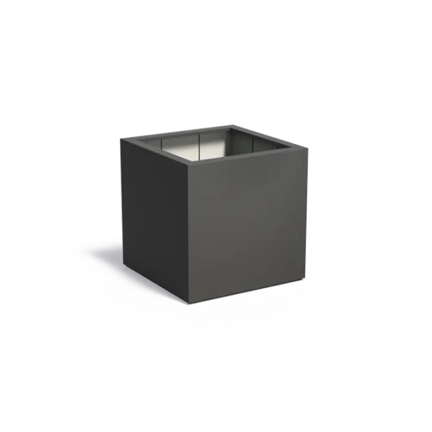 Plantenbak Carrez met bodem polyester 100x100x100 cm