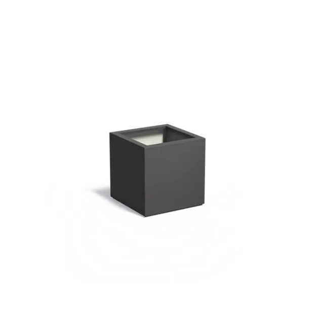 Plantenbak Carrez met bodem polyester 70x70x70 cm