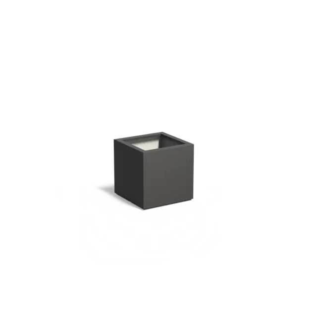 Plantenbak Carrez met bodem polyester 60x60x60 cm