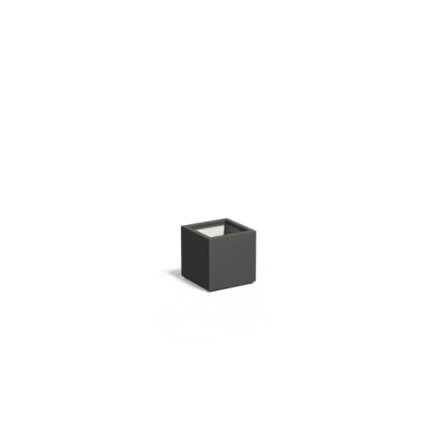 Plantenbak Carrez met bodem polyester 40x40x40 cm