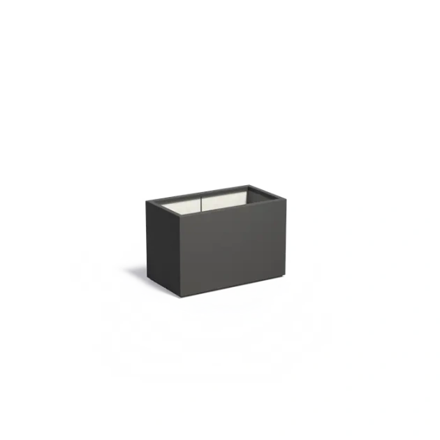 Plantenbak Carrez met bodem polyester 90x50x60 cm