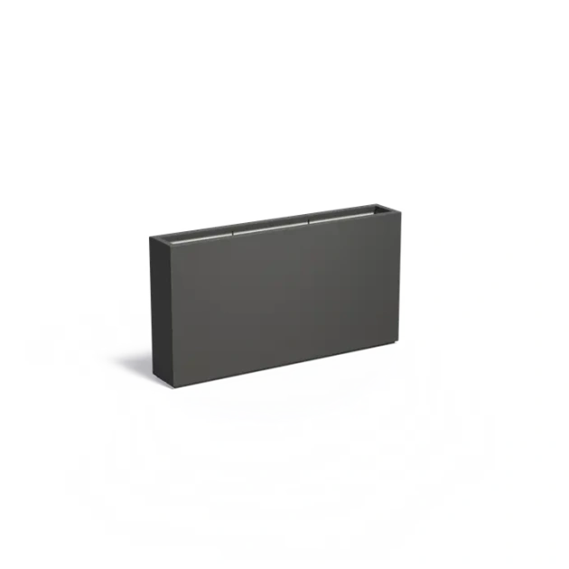 Plantenbak Carrez met bodem polyester 150x25x80 cm