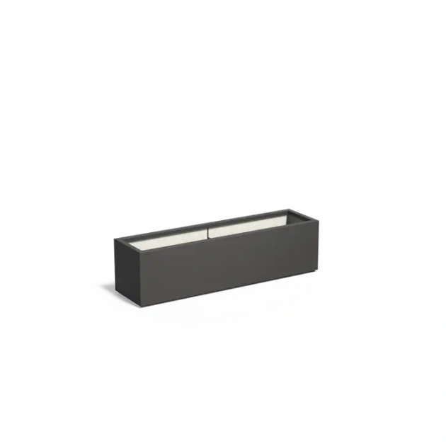 Plantenbak Carrez met bodem polyester 150x40x40 cm